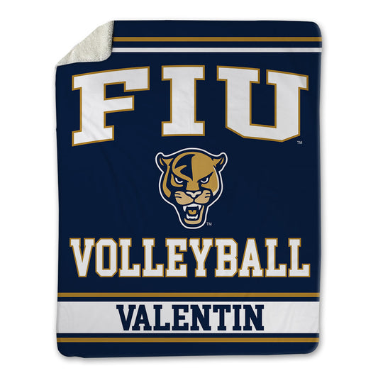 FIU - NCAA Women's Volleyball : Marla Valentin - Blanket-0