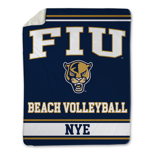 FIU - NCAA Beach Volleyball : Elizabeth Nye - Blanket-0