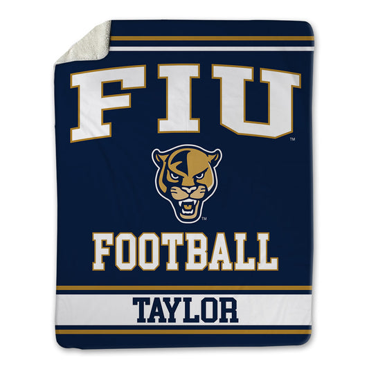 FIU - NCAA Football : Josiah Taylor - Blanket-0