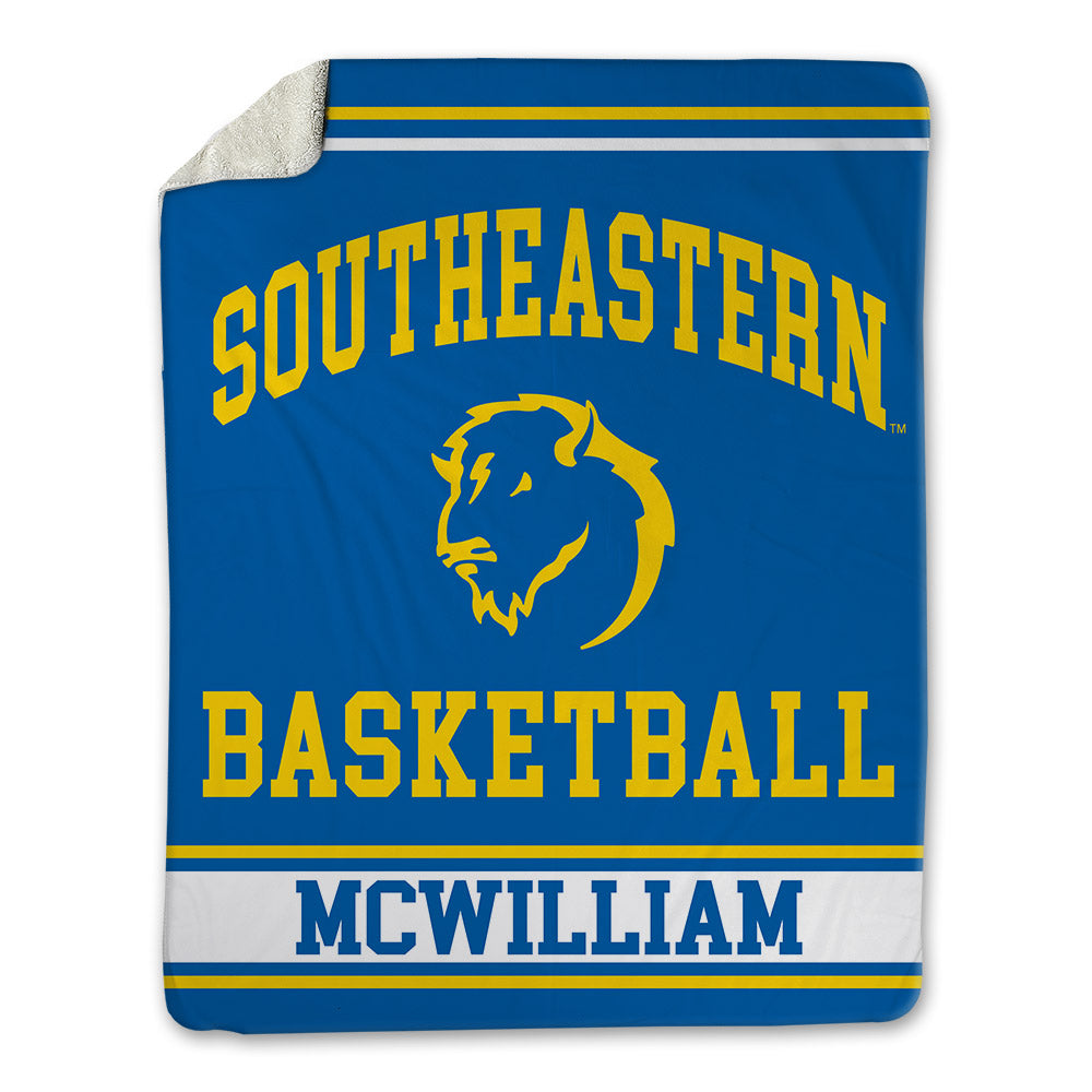 Southeastern - NCAA Men's Basketball : Saxon McWilliam - Blanket-0