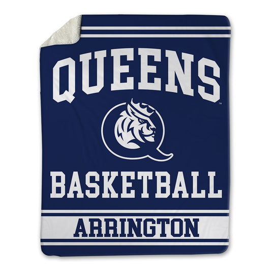 Queens - NCAA Women's Basketball : Nykira Arrington - Blanket-0