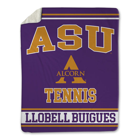 Alcorn - NCAA Men's Tennis : Vicent Llobell Buigues - Blanket-0