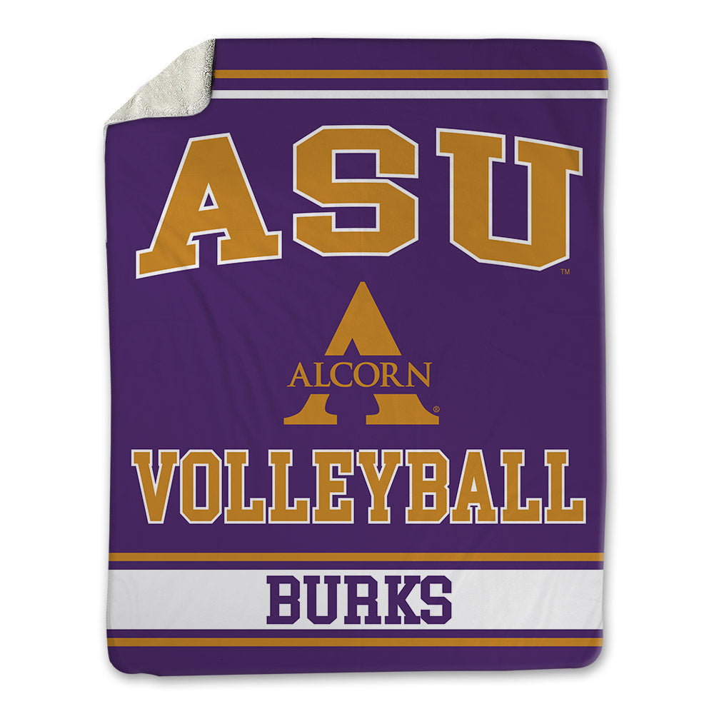 Alcorn - NCAA Women's Volleyball : Kelsey Burks - Blanket-0