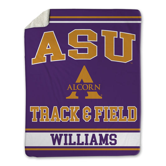 Alcorn - NCAA Men's Track & Field : Derrick Williams - Blanket-0