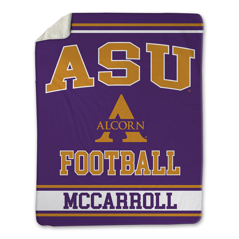 Alcorn - NCAA Football : Jayden McCarroll - Blanket-0