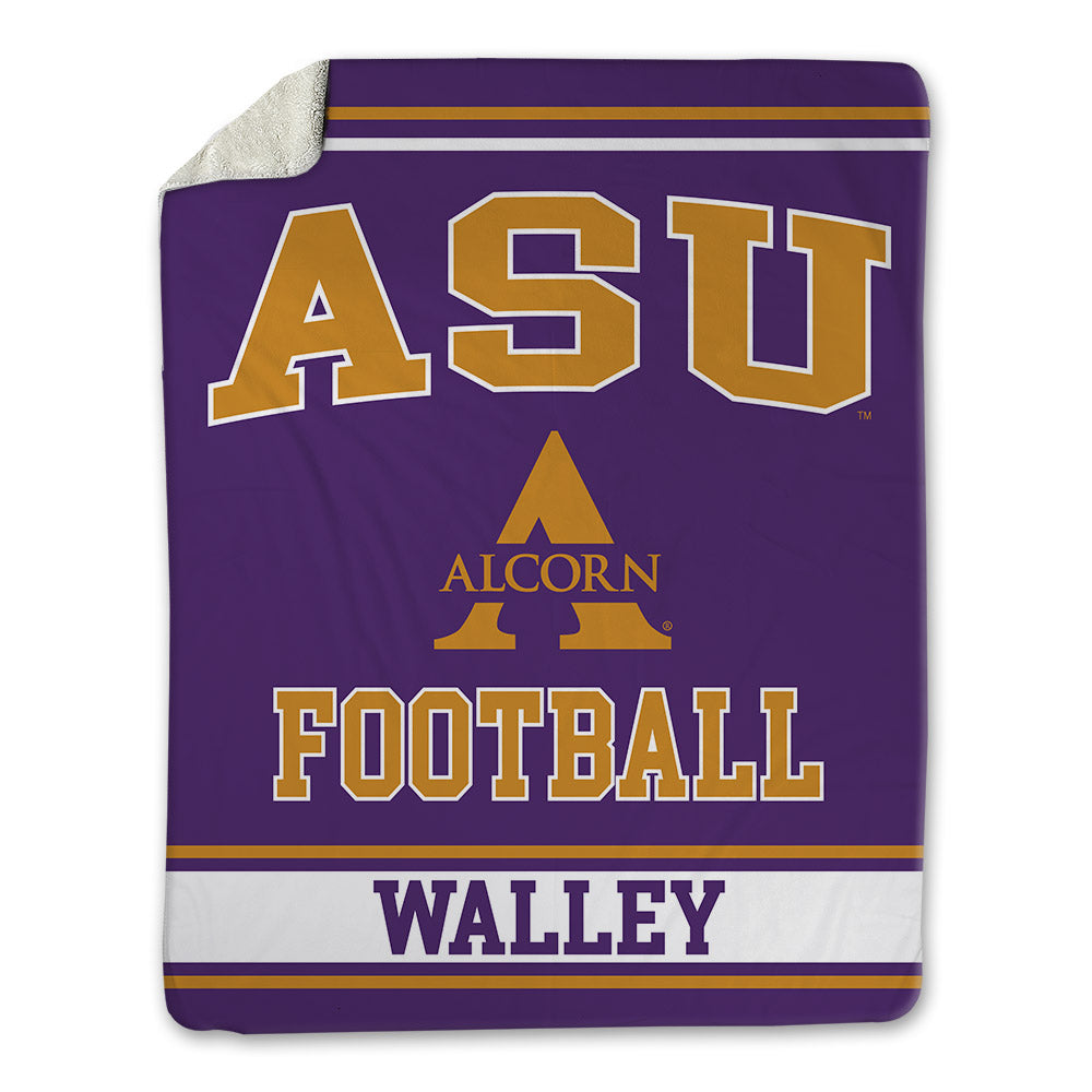 Alcorn - NCAA Football : Christopher Walley - Blanket-0