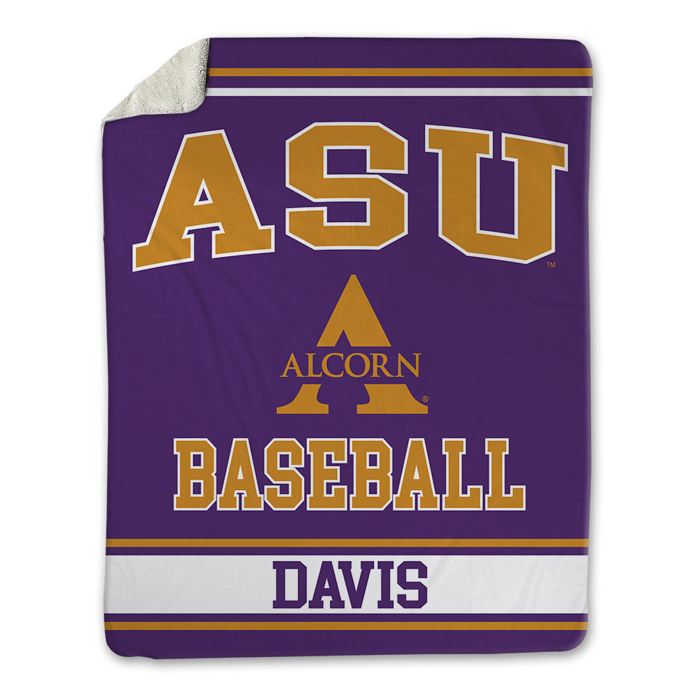 Alcorn - NCAA Baseball : Kanious Davis - Blanket-0