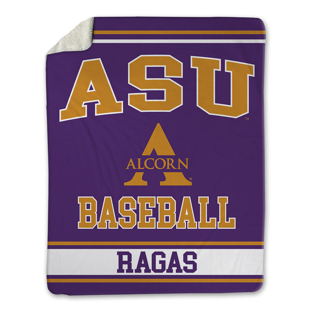 Alcorn - NCAA Baseball : Chase Ragas - Blanket-0
