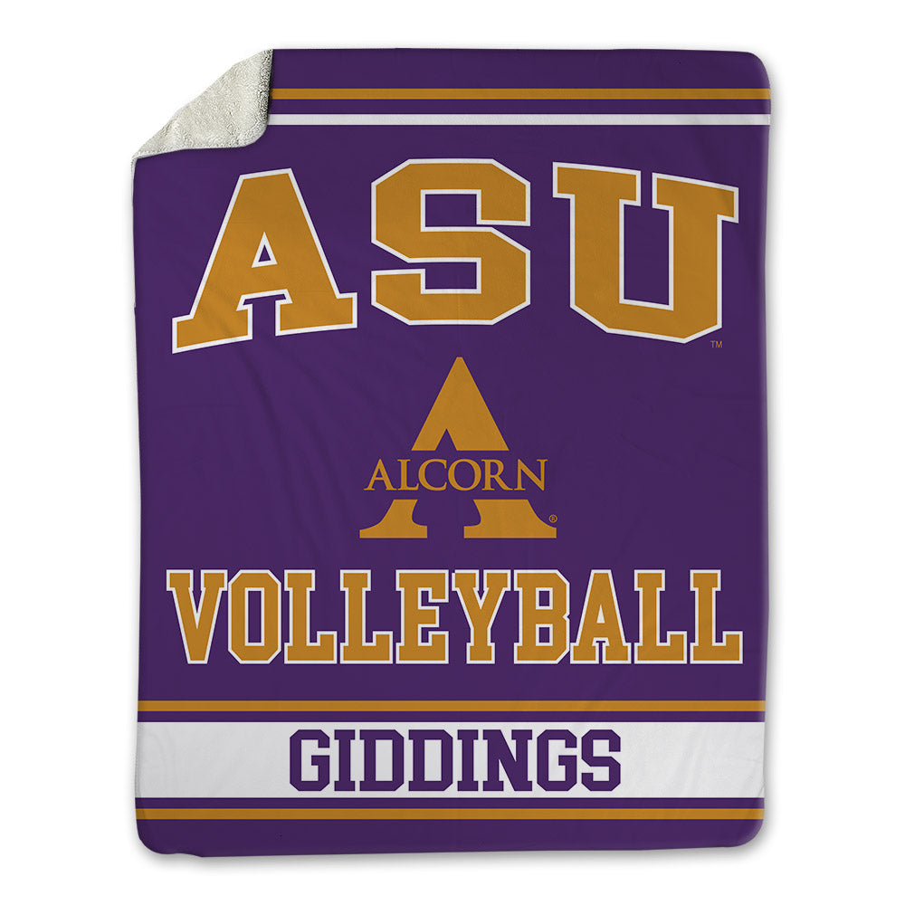 Alcorn - NCAA Women's Volleyball : Tomoni Giddings - Blanket-0