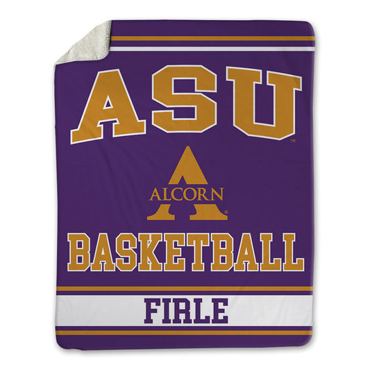 Alcorn - NCAA Men's Basketball : Kevin Firle - Blanket-0