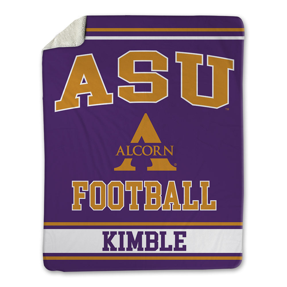 Alcorn - NCAA Football : Kyshawn Kimble - Blanket-0