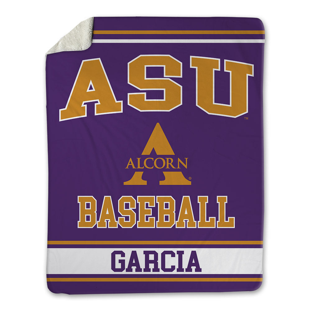 Alcorn - NCAA Baseball : Nicodemius Garcia - Blanket-0