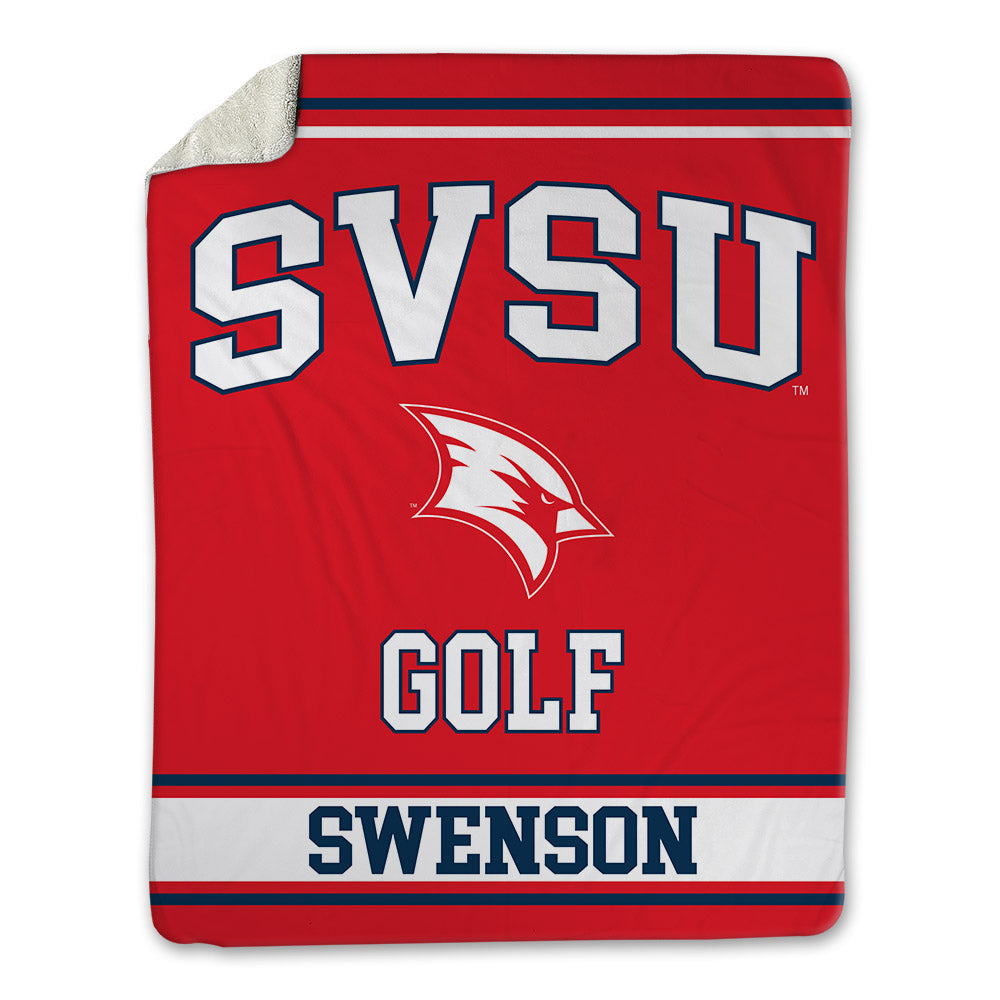 Saginaw Valley - NCAA Men's Golf : Ethan Swenson - Blanket-0