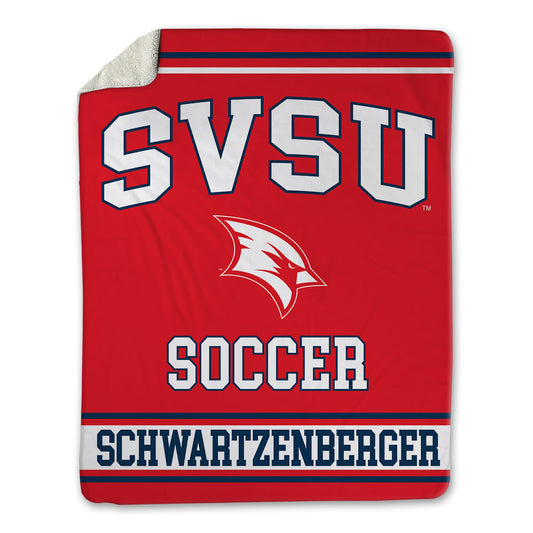 Saginaw Valley - NCAA Women's Soccer : Julia Schwartzenberger - Blanket-0