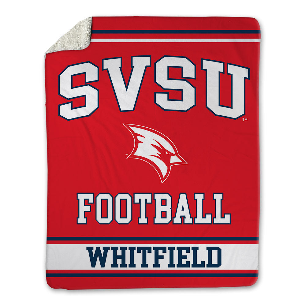 Saginaw Valley - NCAA Football : Curtis Whitfield - Blanket-0