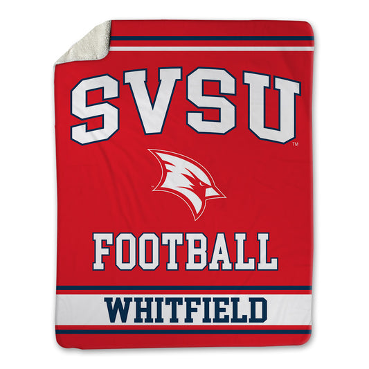 Saginaw Valley - NCAA Football : Curtis Whitfield - Blanket-0