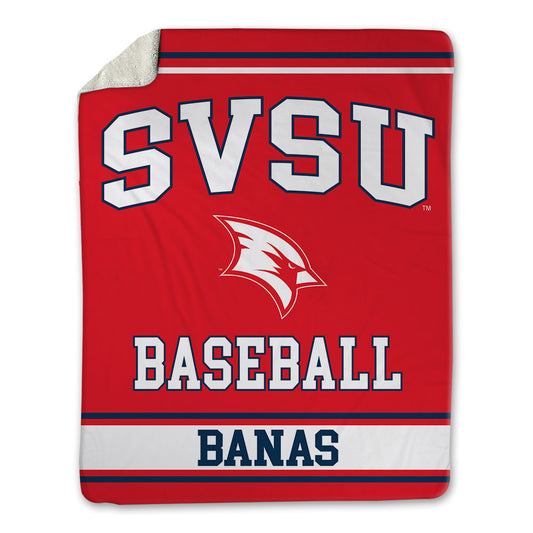 Saginaw Valley - NCAA Baseball : Noah Banas - Blanket-0