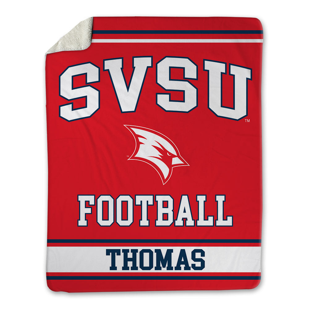 Saginaw Valley - NCAA Football : Jamil Thomas - Blanket-0