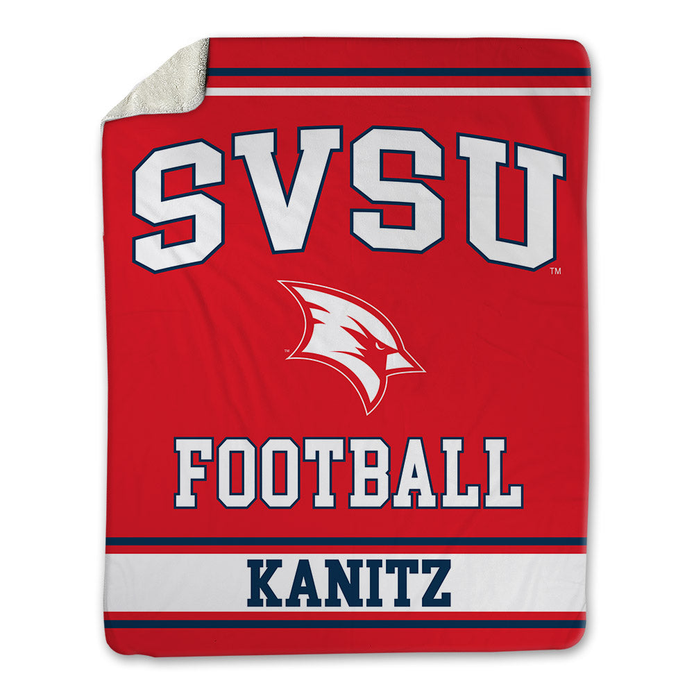 Saginaw Valley - NCAA Football : Corie Kanitz - Blanket-0