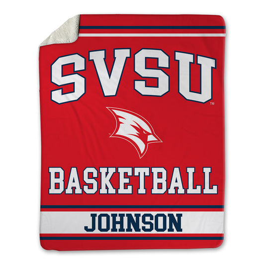 Saginaw Valley - NCAA Women's Basketball : Kaitlyn Johnson - Blanket-0