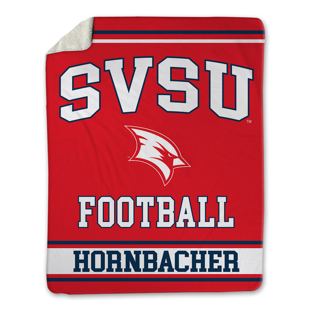 Saginaw Valley - NCAA Football : Max Hornbacher - Blanket-0