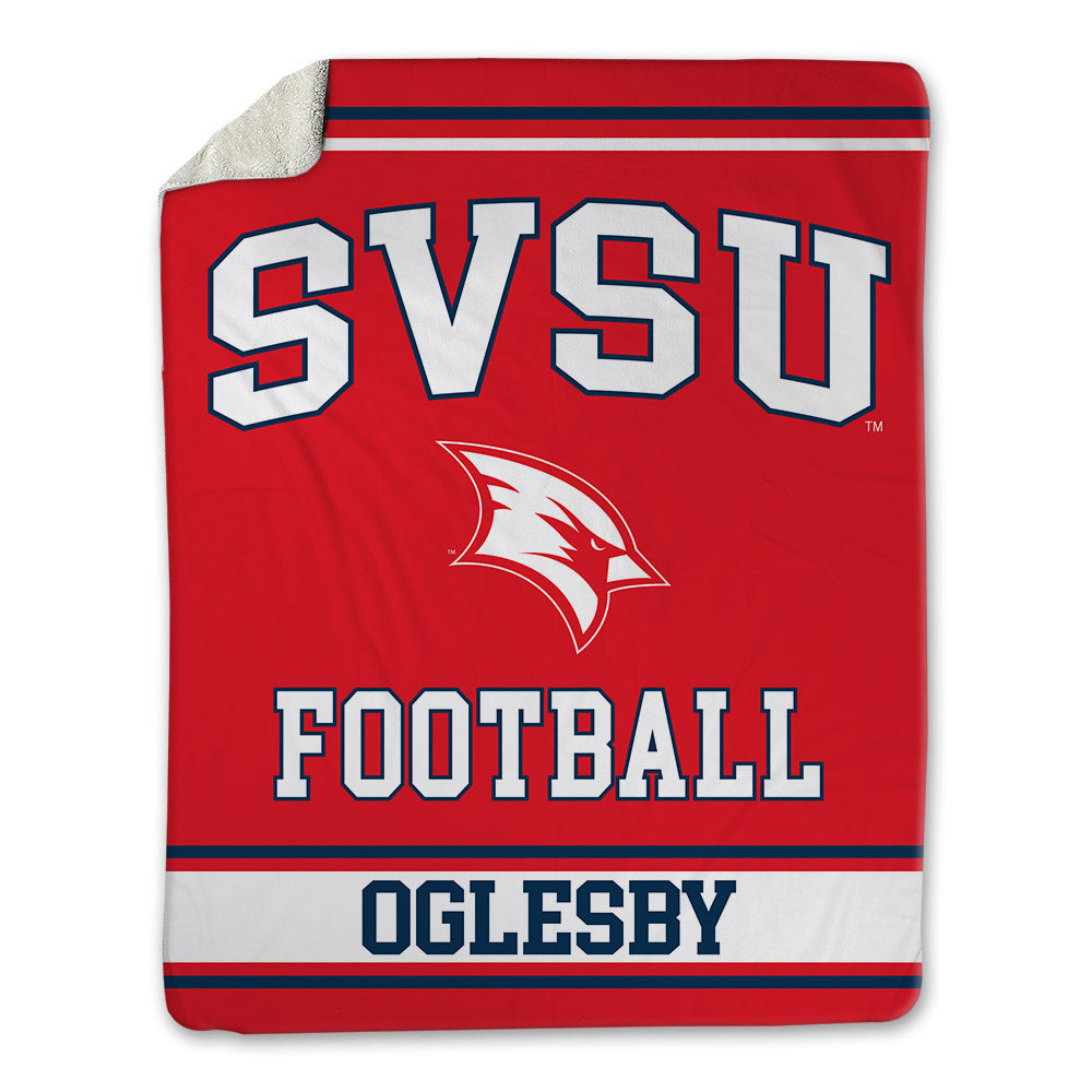Saginaw Valley - NCAA Football : Jacobe Oglesby - Blanket-0