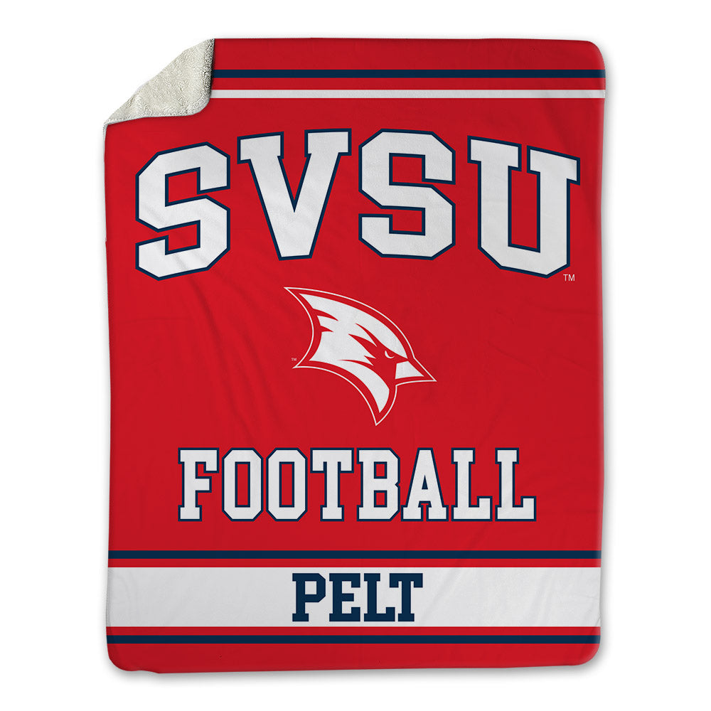 Saginaw Valley - NCAA Football : Jamison Pelt - Blanket-0