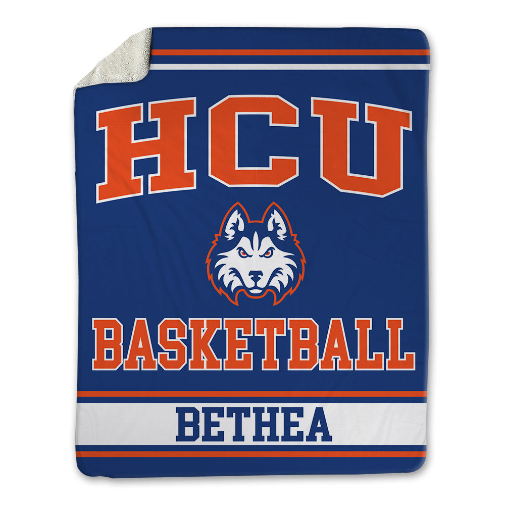 HCU - NCAA Men's Basketball : Demarco Bethea - Blanket-0