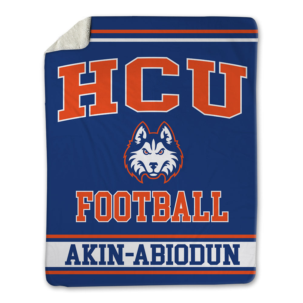 HCU - NCAA Football : Ezekiel Akin-Abiodun - Blanket-0