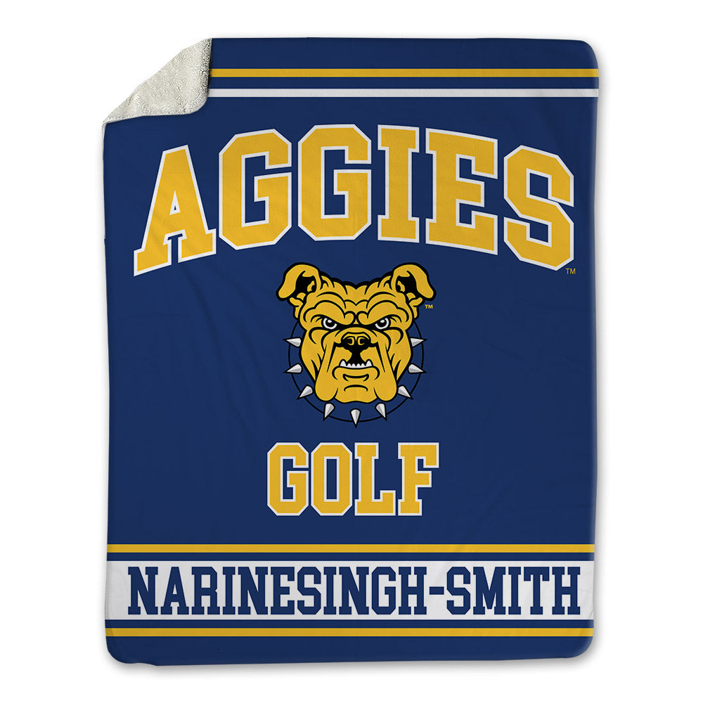 North Carolina A&T - NCAA Men's Golf : Kasim Narinesingh-Smith - Blanket-0