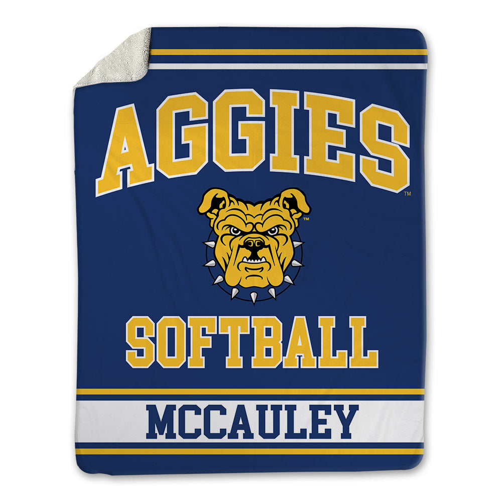North Carolina A&T - NCAA Softball : Ava McCauley - Blanket-0