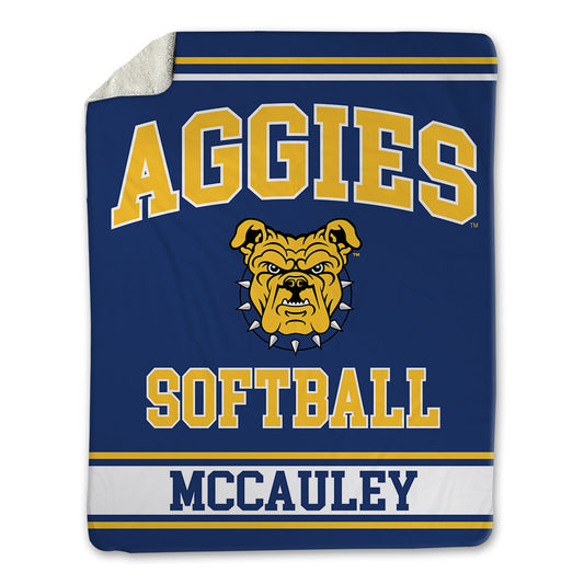 North Carolina A&T - NCAA Softball : Ava McCauley - Blanket-0