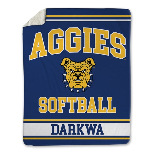 North Carolina A&T - NCAA Softball : Hailey Darkwa - Blanket-0