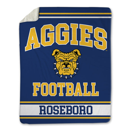 North Carolina A&T - NCAA Football : Jaylen Roseboro - Blanket-0