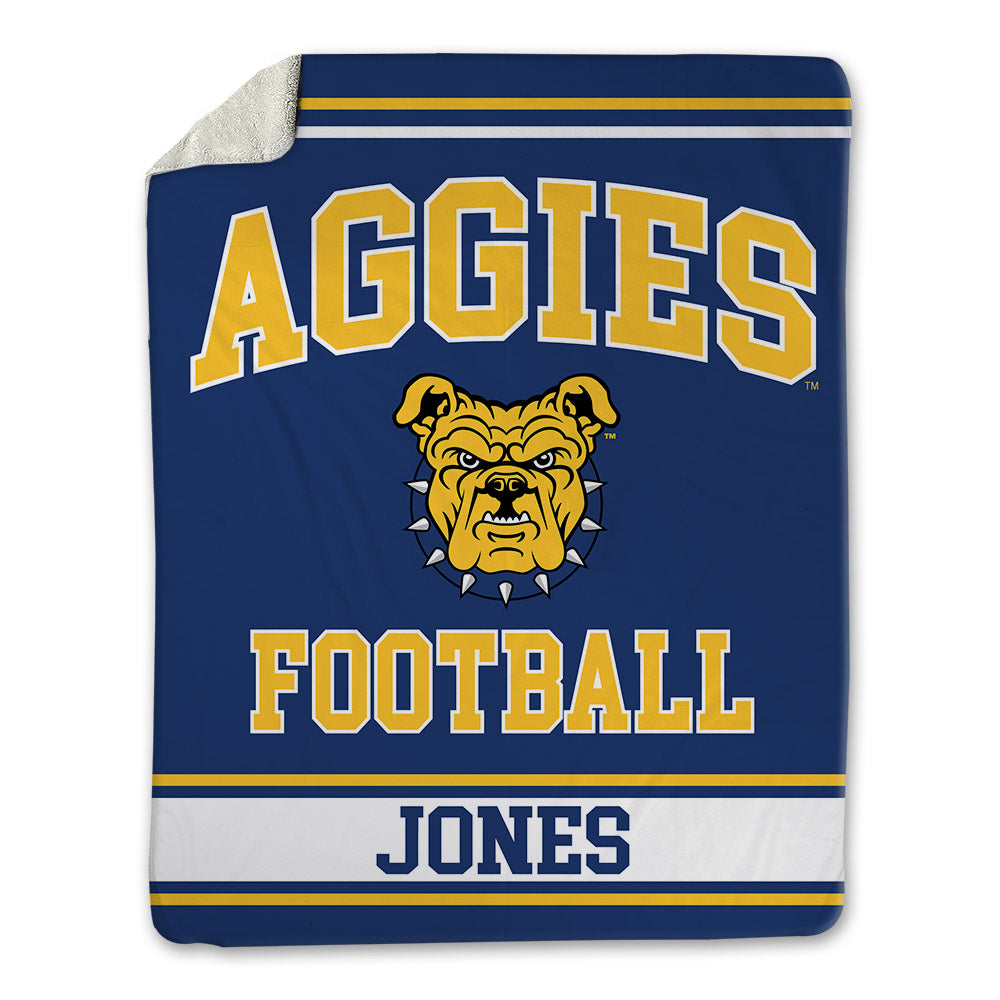 North Carolina A&T - NCAA Football : Amonte Jones - Blanket-0