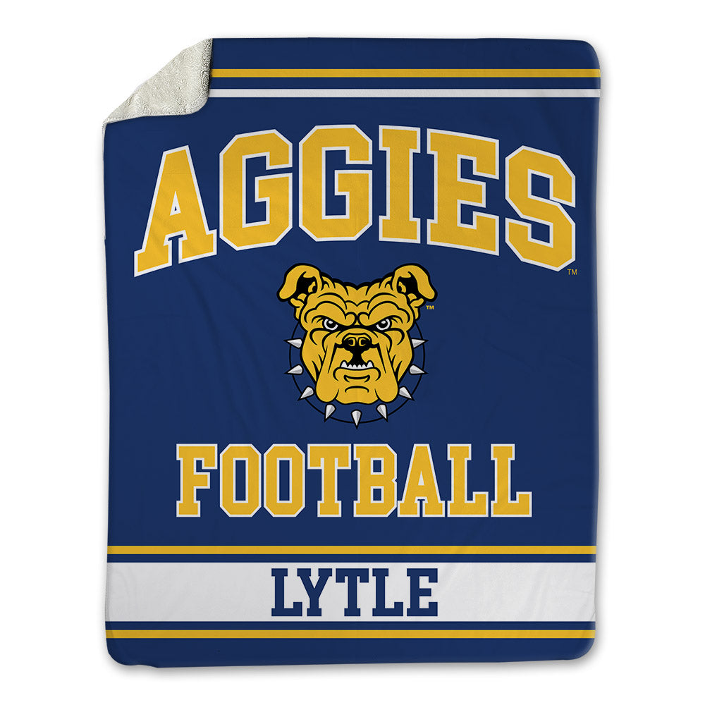 North Carolina A&T - NCAA Football : Cameron Lytle - Blanket-0