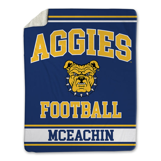 North Carolina A&T - NCAA Football : Sydnei McEachin - Blanket-0