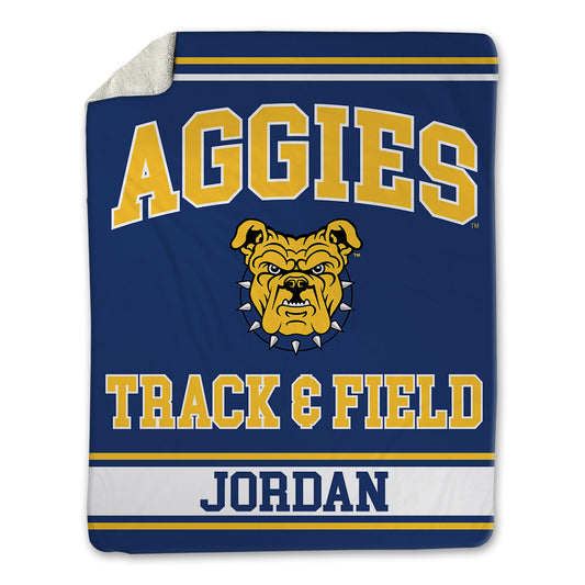North Carolina A&T - NCAA Men's Track & Field : Braden Jordan - Blanket-0