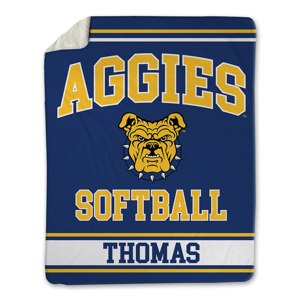 North Carolina A&T - NCAA Softball : Taniyah Thomas - Blanket-0