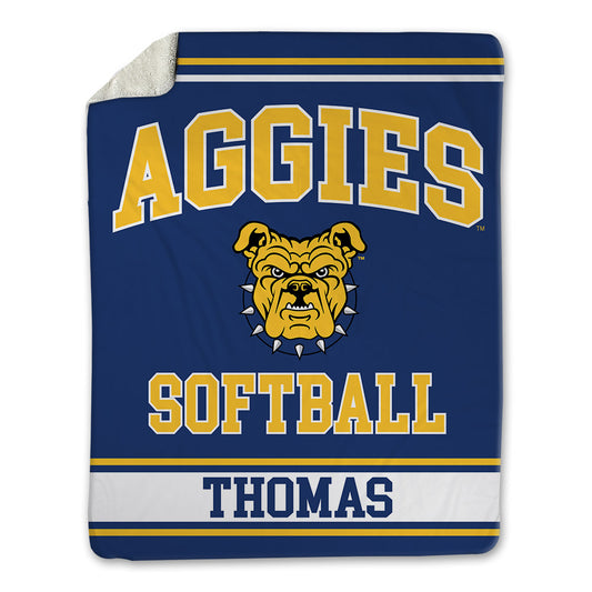North Carolina A&T - NCAA Softball : Taniyah Thomas - Blanket-0
