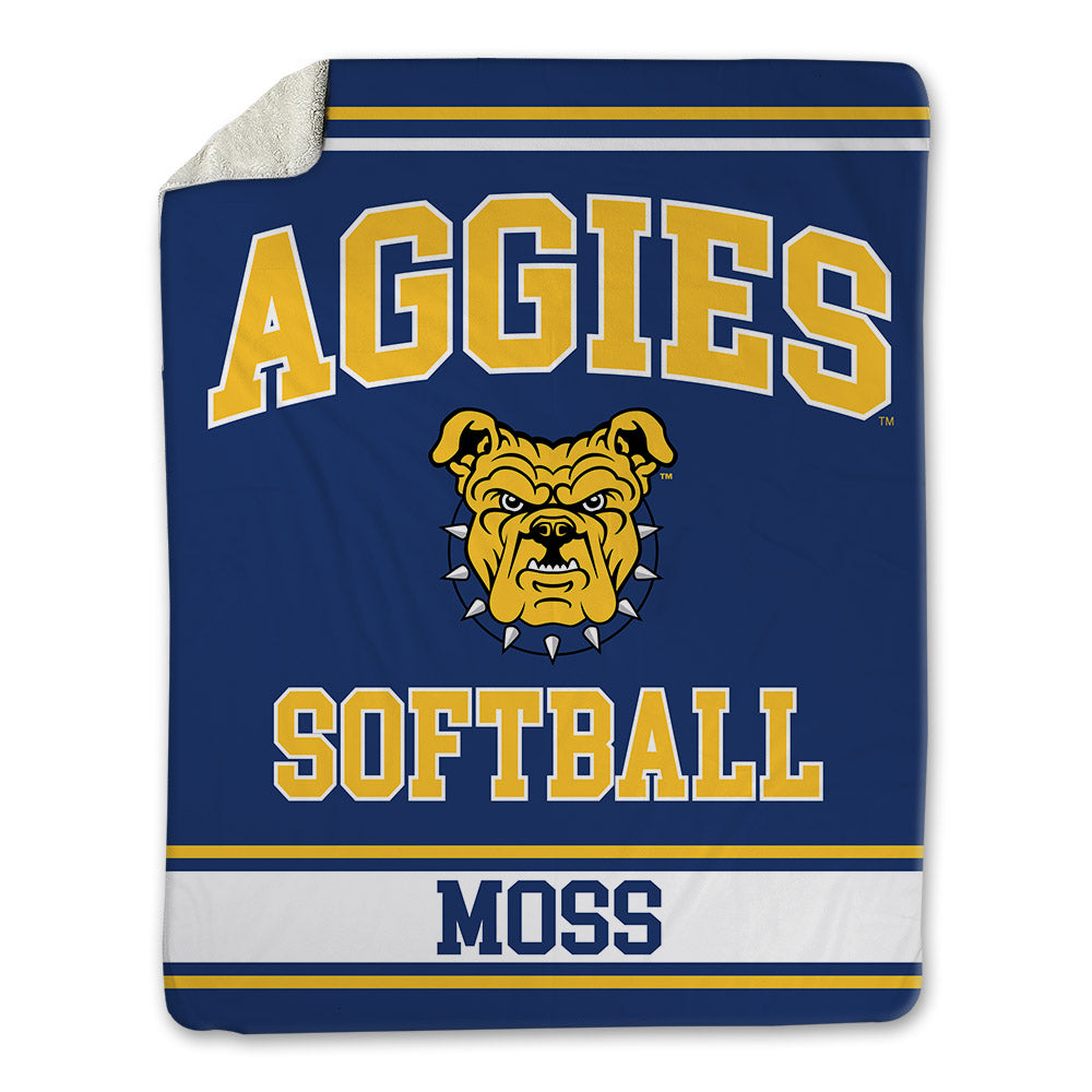 North Carolina A&T - NCAA Softball : Jamari Moss - Blanket-0