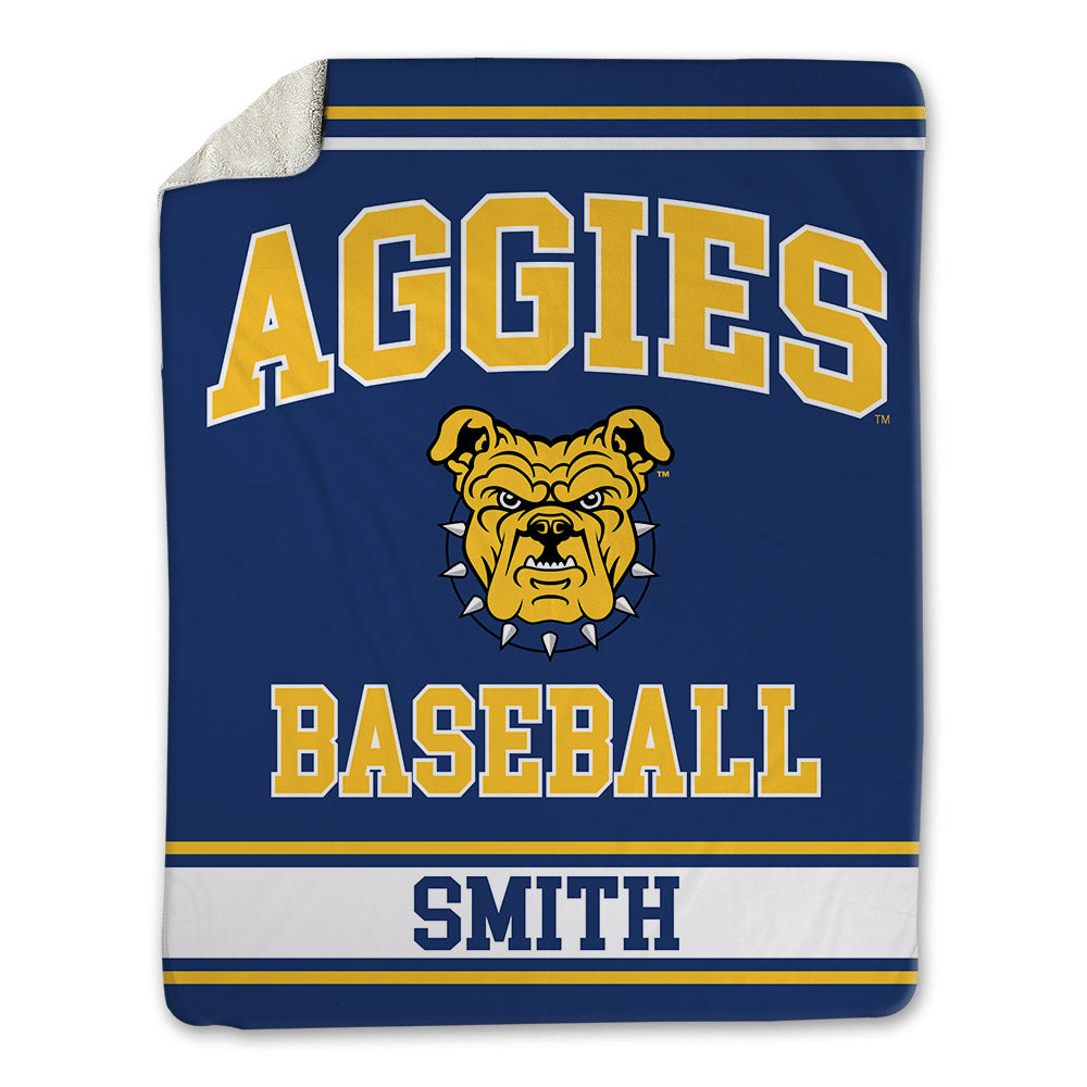 North Carolina A&T - NCAA Baseball : Tyler Smith - Blanket-0