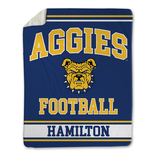 North Carolina A&T - NCAA Football : Willie Hamilton - Blanket-0