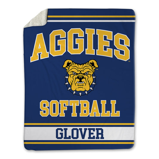 North Carolina A&T - NCAA Softball : Trinity Glover - Blanket-0