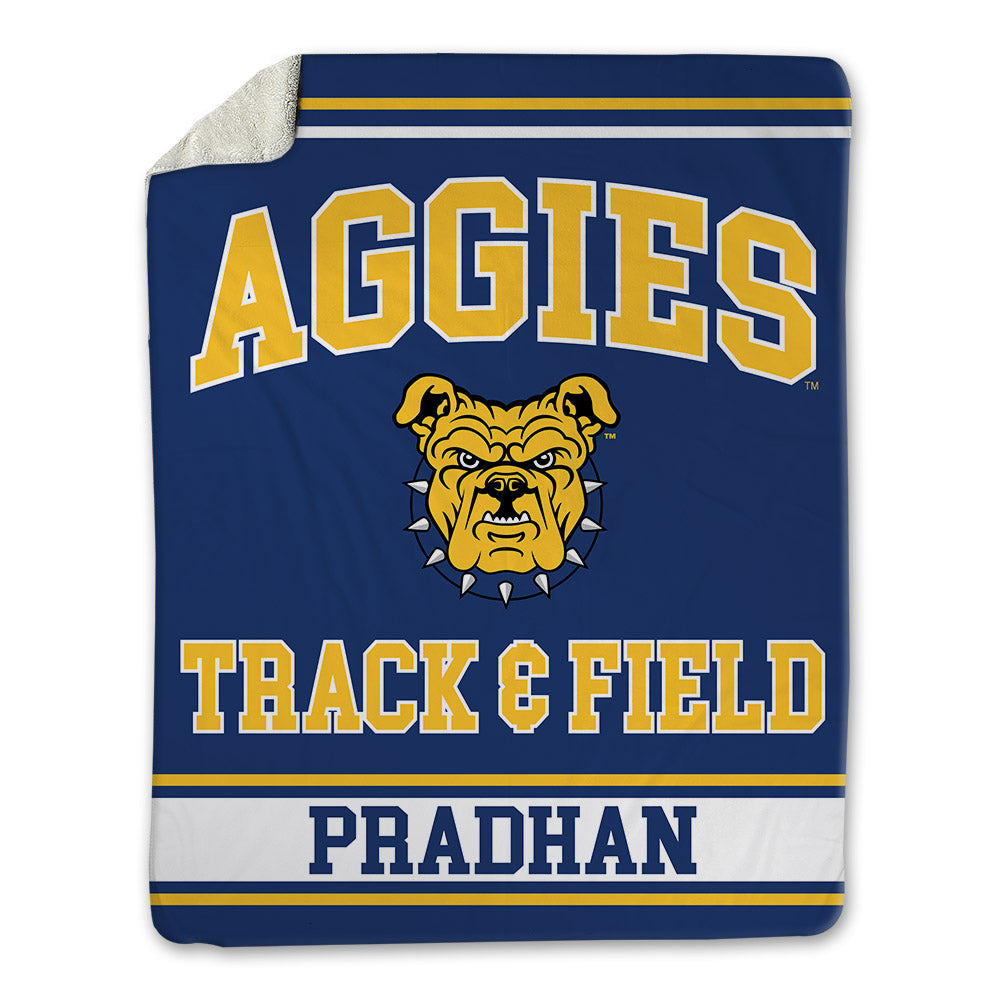 North Carolina A&T - NCAA Men's Track & Field : Abishek Pradhan - Blanket-0