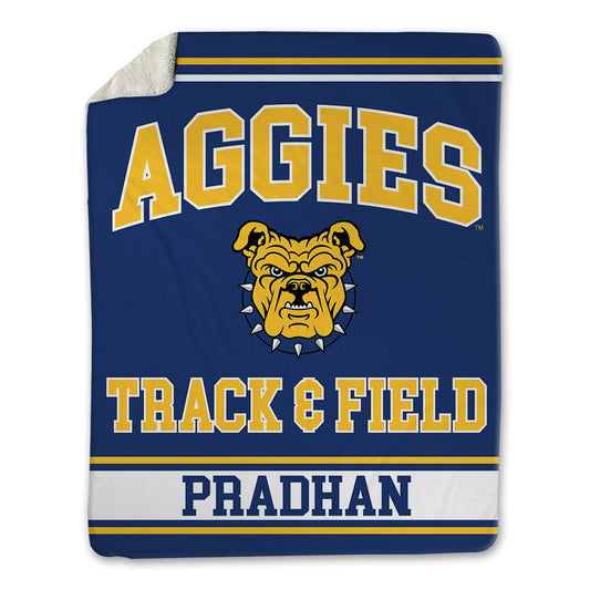 North Carolina A&T - NCAA Men's Track & Field : Abishek Pradhan - Blanket-0