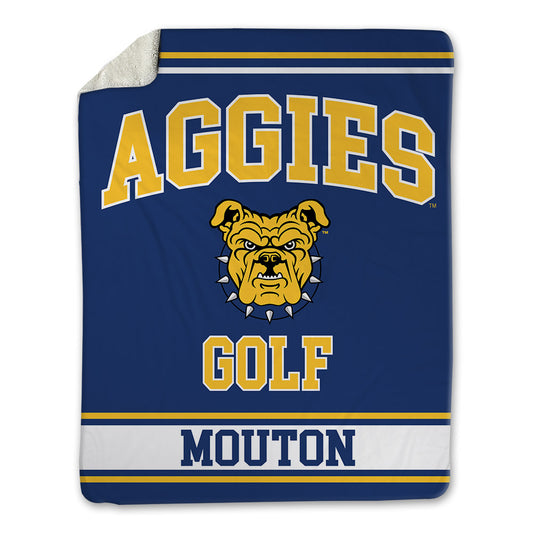 North Carolina A&T - NCAA Women's Golf : Tori Mouton - Blanket-0