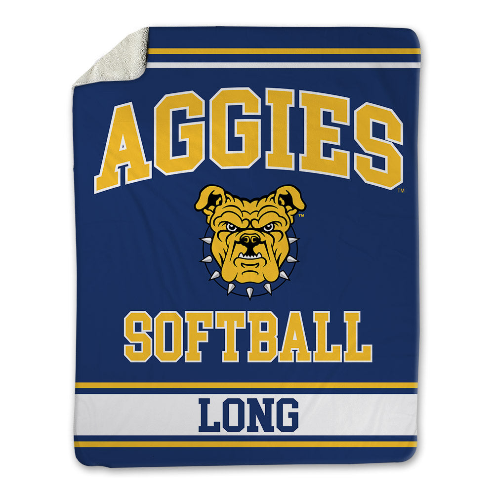 North Carolina A&T - NCAA Softball : Devin Long - Blanket-0