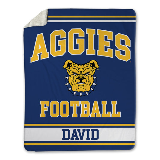 North Carolina A&T - NCAA Football : Mack David - Blanket-0