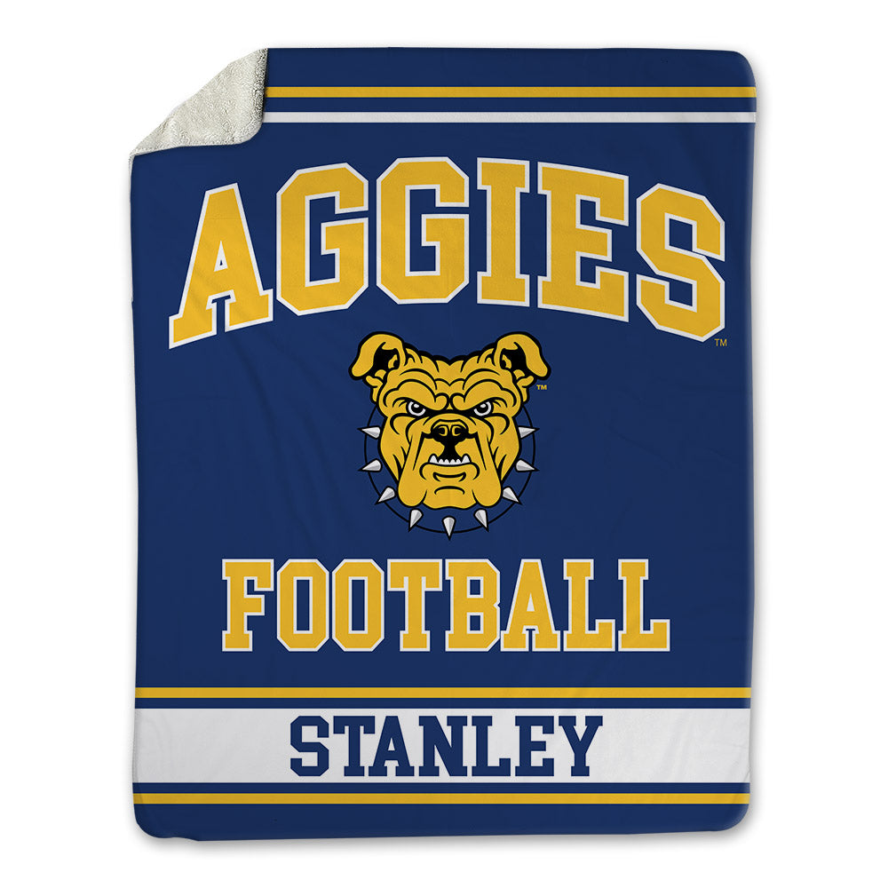 North Carolina A&T - NCAA Football : Cadricus Stanley - Blanket-0